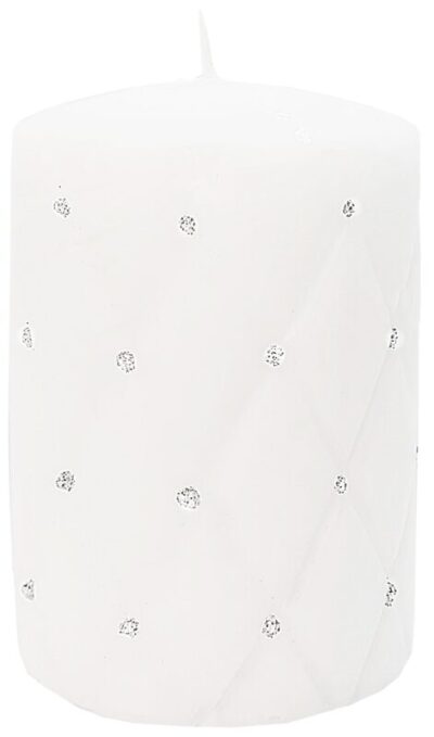 Świeca florencja biała 10 cm