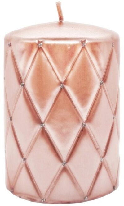 Świeca florencja rose gold 10 cm