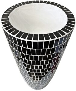 DONICA LUSTRZANA CZARNA POŁYSK 92 cm LUSTRO