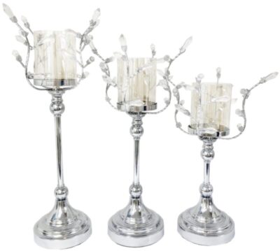 Zestaw świeczników WYZ0643 SILVER