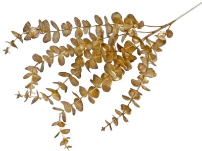 Gałązka Eukaliptus x5 GOLD 85 cm