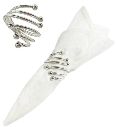 Pierścień obrączka na serwetę x4 Q21B