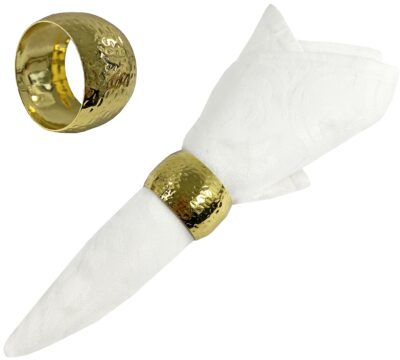 Pierścień obrączka na serwetę x4 Q30A