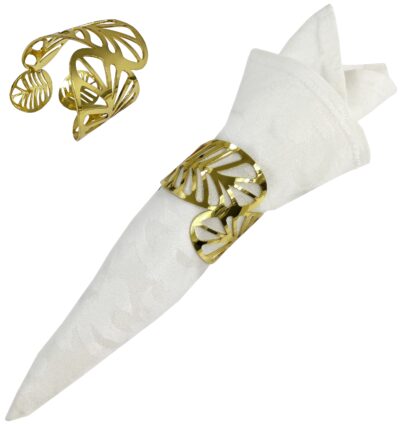 Pierścień obrączka na serwetę x4 Q6A