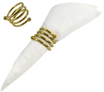 Pierścień obrączka na serwetę x4 Q32A