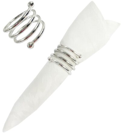 Pierścień obrączka na serwetę x4 Q32B