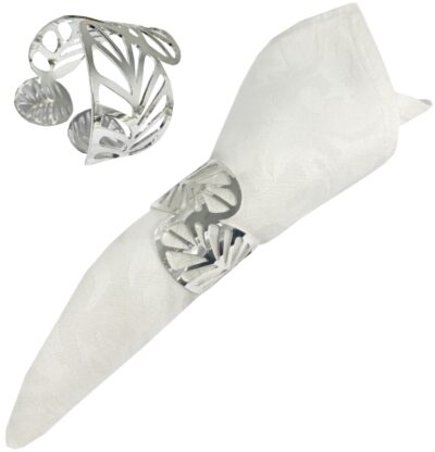 Pierścień obrączka na serwetę x4 Q6B