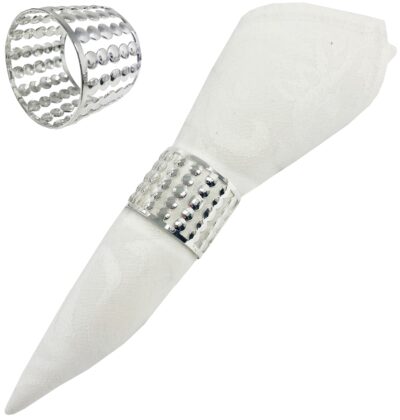 Pierścień obrączka na serwetę x4 Q26B