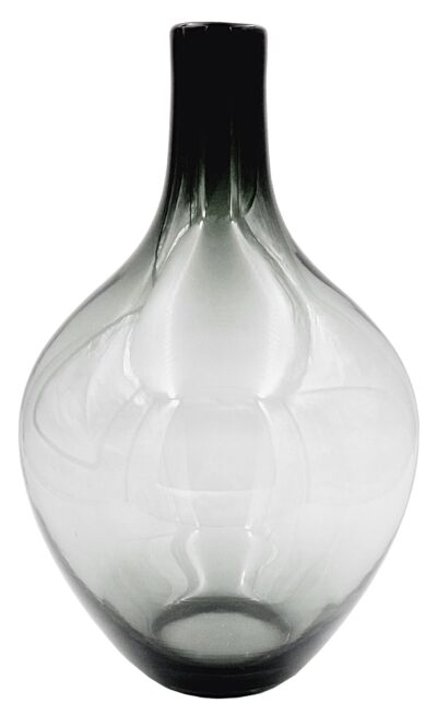 Wazon szklany czarny 39 cm DZ2538
