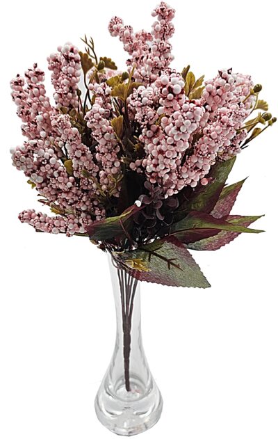 Bukiet dekoracyjny kuleczki x7 różowy