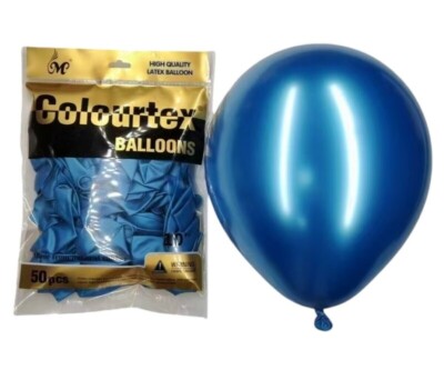 BALONY LATEKSOWE 12 CALI 50 SZTUK NIEBIESKIE