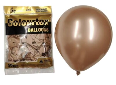BALONY LATEKSOWE 12 CALI 50 SZTUK BEŻOWE