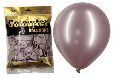 BALONY LATEKSOWE 12 CALI 50 SZTUK BRUDNY RÓŻ