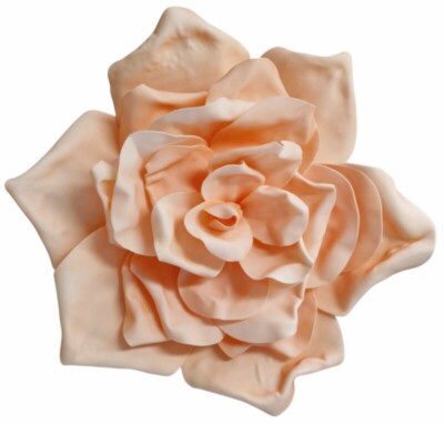 PIANKOWY KWIAT RÓŻY S 50CM NA ŁODYDZE