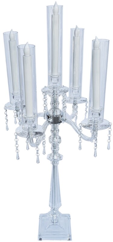 Świecznik akrylowy pięcioramienny 90 cm ZY2-481