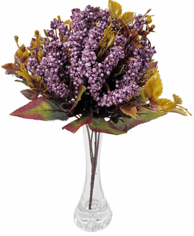 BUKIET DEKORACYJNY KULECZKI X7 DODATEK WRZOS