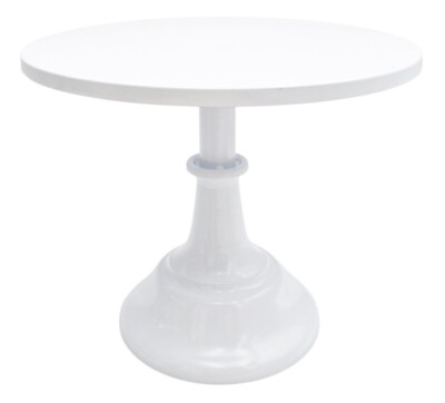METALOWA PATERA M ⌀25cm YX20-58 BIAŁA