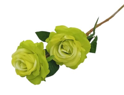 Gałązka róży ME25582-13 limonka