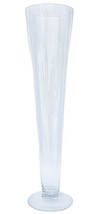 Wazon szklany kielich 60 cm 74614