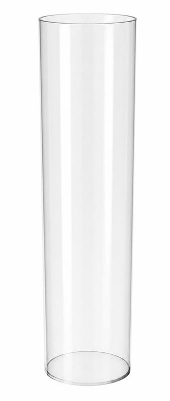 Tuba akrylowa transparentna 25x5cm przelotowa przeźroczysta świecznik