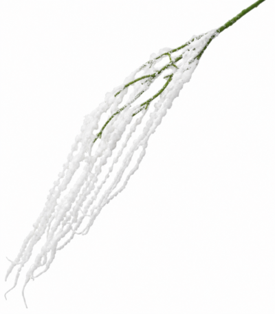 Dekoracyjna gałązka wisząca amarantus ME25380 biała 80 cm