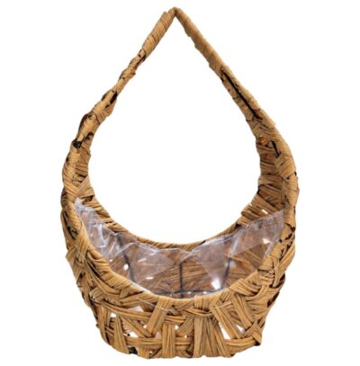 Rattanowy kosz brązowy 47 CM M