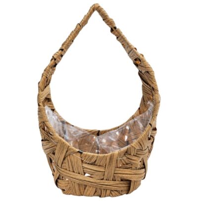 Rattanowy kosz brązowy 38 cm S